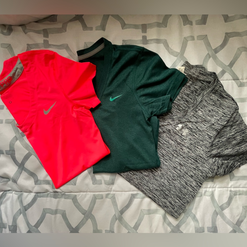 WORKOUT T-SHIRT BUNDLE- NIKE AND UNDER ARMOUR